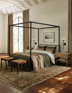 Tahj Rug -Household Furnishing Store Lulu and Georgia BedroomIII 1807 nolamp addsconce 1 Site Crop Lifestyle