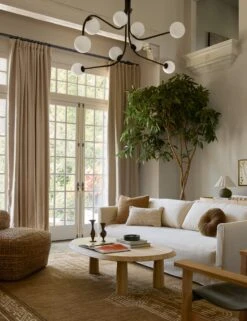 Damon Chandelier 13 Damon Chandelier -Household Furnishing Store Lulu and Georgia LivingRoomIIIDamonchandelier Bronze Site Crop Lifestyle 2