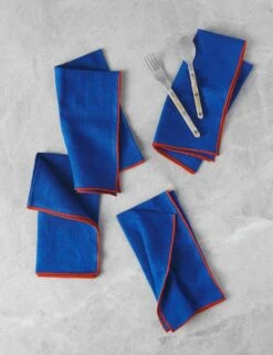 Linen Napkins (Set Of 4) By MADRE 20 Linen Napkins (Set Of 4) By MADRE -Household Furnishing Store MADRELinenNapkins Maiz Medium Setof4 4730