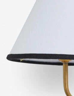 Magdalene Single Sconce -Household Furnishing Store MagdaleneSconceBrass BlackRimShade 12769