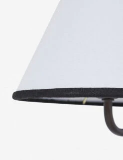 Magdalene Single Sconce -Household Furnishing Store MagdaleneSconceBronze BlackRimShade 0024