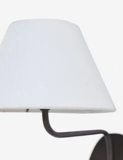 Magdalene Single Sconce -Household Furnishing Store MagdaleneSconceBronze WhiteShade 12745