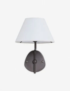 Magdalene Single Sconce -Household Furnishing Store MagdaleneSconceBronze WhiteShade 12747