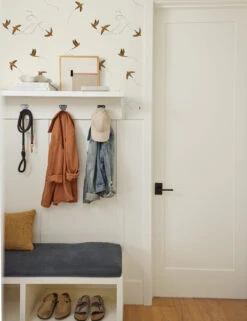 Sparrow Wallpaper By Rylee + Cru 12 Sparrow Wallpaper By Rylee + Cru -Household Furnishing Store MudRoomVignette2 5733 Empty SITECROP 7019e327 2438 45c6 b773 2fd626f2a295