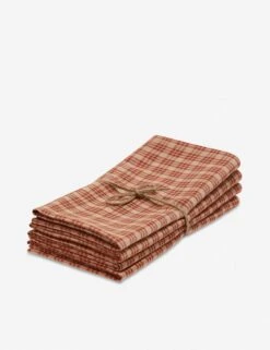 Katherine Plaid Napkins (Set Of 4) By Heather Taylor Home -Household Furnishing Store NAP KATH SNA Katherine Plaid Sienna Napkins 3 7fa797db 9fa8 4296 9fb2 d93386219fbe