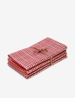 Soho Napkins (Set Of 4) By Heather Taylor Home -Household Furnishing Store NAP SOHO Red 2 cd026657 007e 48b1 9b3c caac3fa0e6e8