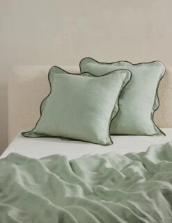 Essie Hemp Sham By Sarah Sherman Samuel -Household Furnishing Store OteliaHempSham Lichen Euro A0656706 551 Product