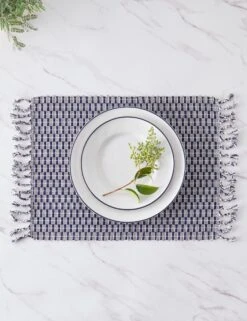 Panalito Placemat By Minna -Household Furnishing Store PanalitoPlacematbyMinna Indigo 16042