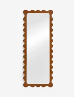 Ripple Full Length Mirror By Sarah Sherman Samuel -Household Furnishing Store RippleMirror HoneyAsh FloorLength A0656629 4455 Product