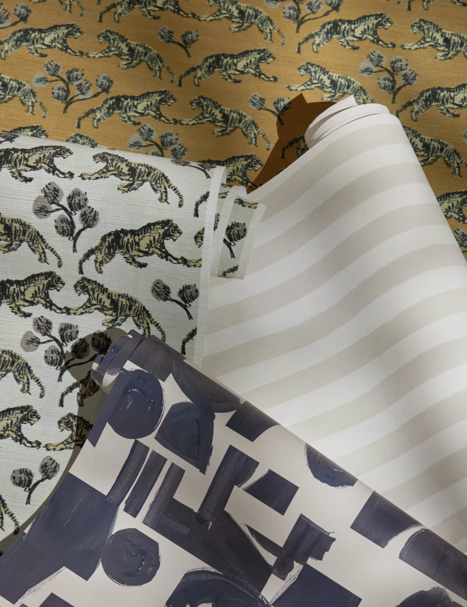 Tiger Grasscloth Wallpaper By Sarah Sherman Samuel 7 Tiger Grasscloth Wallpaper By Sarah Sherman Samuel - Image 7