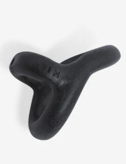 Olo Wall Hook By SIN Ceramics -Household Furnishing Store SinCeramicsOloWallHook Black 5224