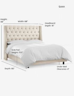 Admina Bed 36 Admina Bed -Household Furnishing Store admina bed talc queen