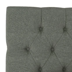 Amarise Bed -Household Furnishing Store amarise linen tufted bed charcoal 3