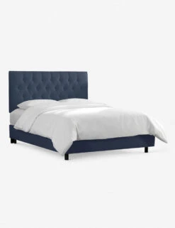 Amarise Bed -Household Furnishing Store amarise linen tufted bed navy 1 1564991625 2