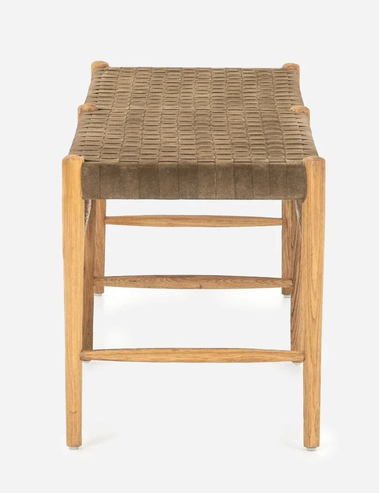 Tess Leather Bench 4 Tess Leather Bench - Image 4