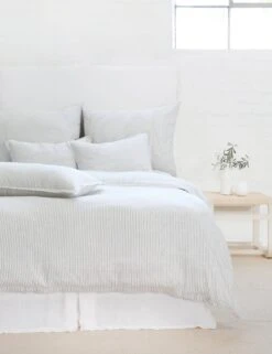 Connor Linen Cotton Duvet By Pom Pom At Home -Household Furnishing Store connordenimfront