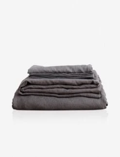 European Flax Linen Sheet Set By Cultiver 25 European Flax Linen Sheet Set By Cultiver -Household Furnishing Store cultiver linen bedding charcoal grey sheet set 1 1
