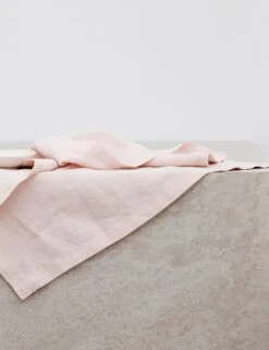 Linen Table Napkins (Set Of 4) By Cultiver -Household Furnishing Store cultiver linen table napkins set of 4 blush 1