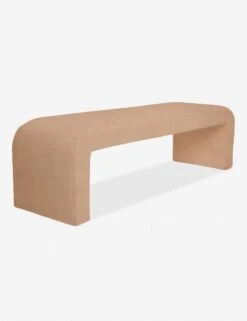 Tate Bench -Household Furnishing Store curved bench buff como 2