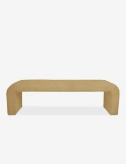 Tate Bench -Household Furnishing Store curved bench wheat lebico 1