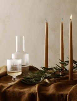 Ripple Wine Glasses (Set Of 2) By Ferm Living -Household Furnishing Store fermLIVING CandleHolderCircle DippedCandles image