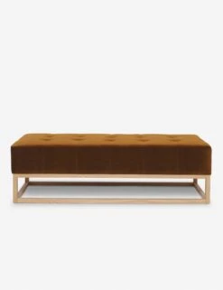 Grasmere Bench By Ginny Macdonald -Household Furnishing Store grasmere bench velvet cognac