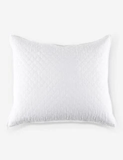 Hampton Quilted Sham By Pom Pom At Home 21 Hampton Quilted Sham By Pom Pom At Home -Household Furnishing Store hampton white euro