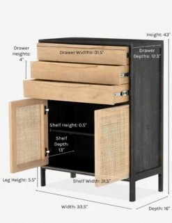 Hannah Dresser 37 Hannah Dresser -Household Furnishing Store hannah dresser black