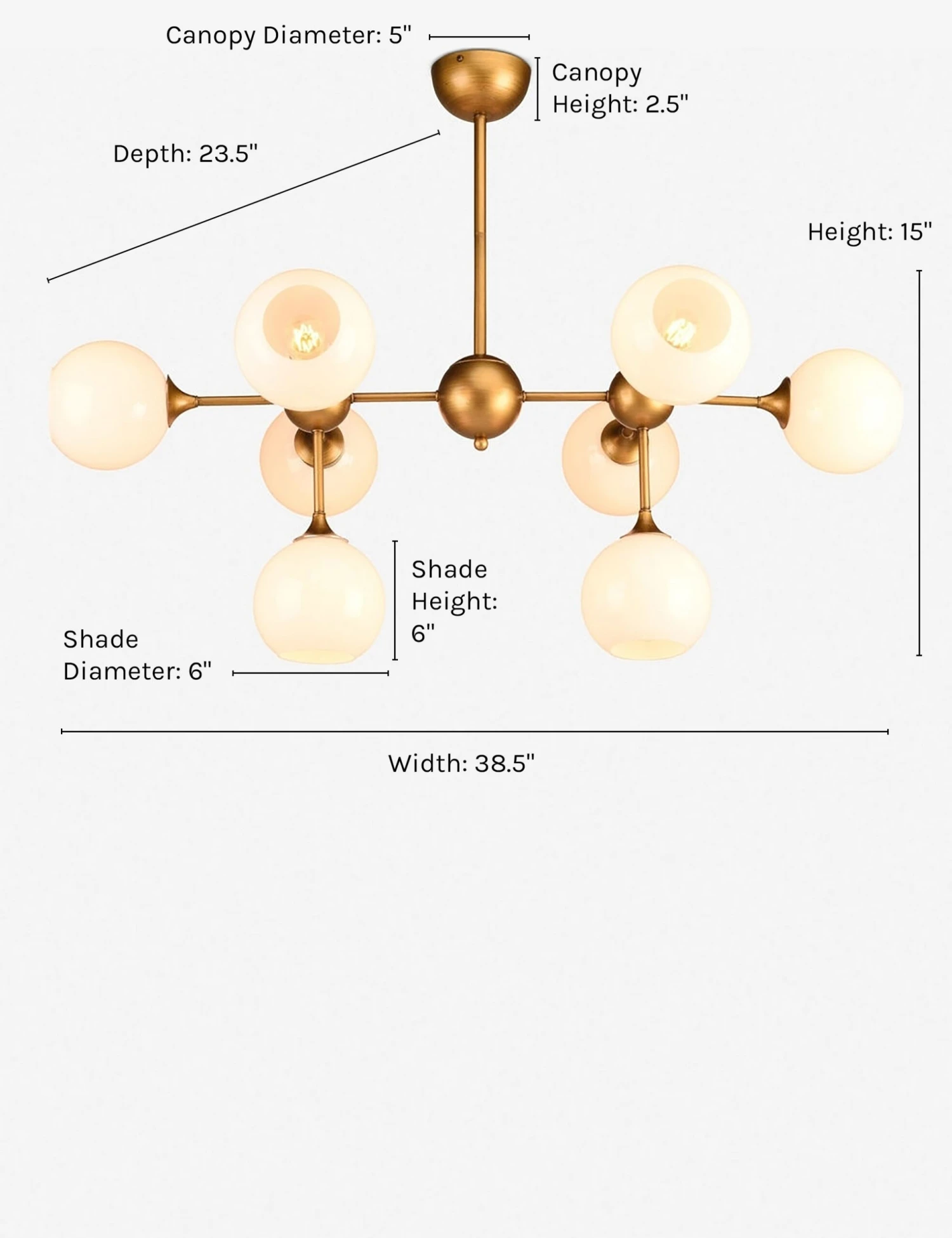 Linna Chandelier 3 Linna Chandelier - Image 3