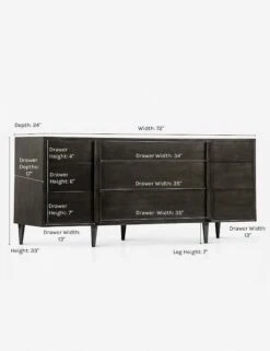 Maci Dresser 27 Maci Dresser -Household Furnishing Store maci dresser dark 1