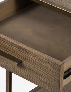 Mariam Nightstand -Household Furnishing Store mariam nightstand dark hazel 2