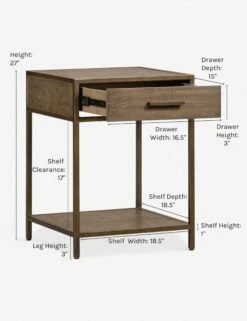 Mariam Nightstand -Household Furnishing Store mariam nightstand 1