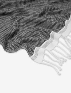 Mediterranean Guest Towel By Coyuchi -Household Furnishing Store mediterranean towel shadow detail