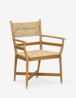Morris & Co. Kelmscott Rush Indoor / Outdoor Dining Arm Chair -Household Furnishing Store morris co auberon rush arm chair natural