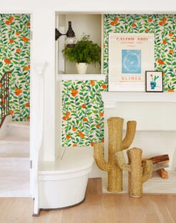 Orange Crush Peel + Stick Wallpaper -Household Furnishing Store orange crush wallpaper by nathan turner peach 1 54916300 2826 4d13 9712 c8d52416d7b2