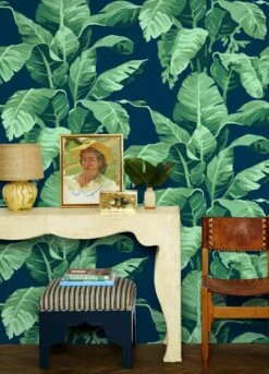 Pacifico Palm Peel + Stick Wallpaper By Nathan Turner -Household Furnishing Store pacifico palm removable wallpaper by nathan turner indigo 1 33b5cbc4 d136 4341 b212 16d1d8fa02e1