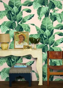 Pacifico Palm Wallpaper By Nathan Turner -Household Furnishing Store pacifico palm removable wallpaper by nathan turner peach 1 c7a2a471 a06e 4480 a898 882118a40ff8