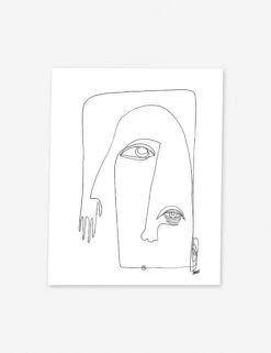 Picasso Print By Damienne Merlina -Household Furnishing Store picasso face unframed print 1