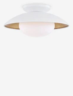 Quinn Semi-Flush Light -Household Furnishing Store quinn semi flush light white med