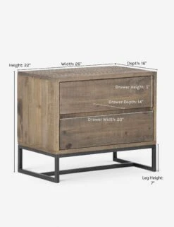 Rezi Nightstand -Household Furnishing Store rezi nightstand fixed 2 1